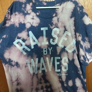 “Raised by waves” California tee
